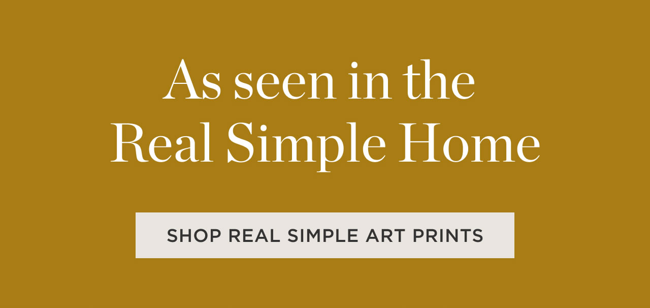 Shop Real Simple Art Prints