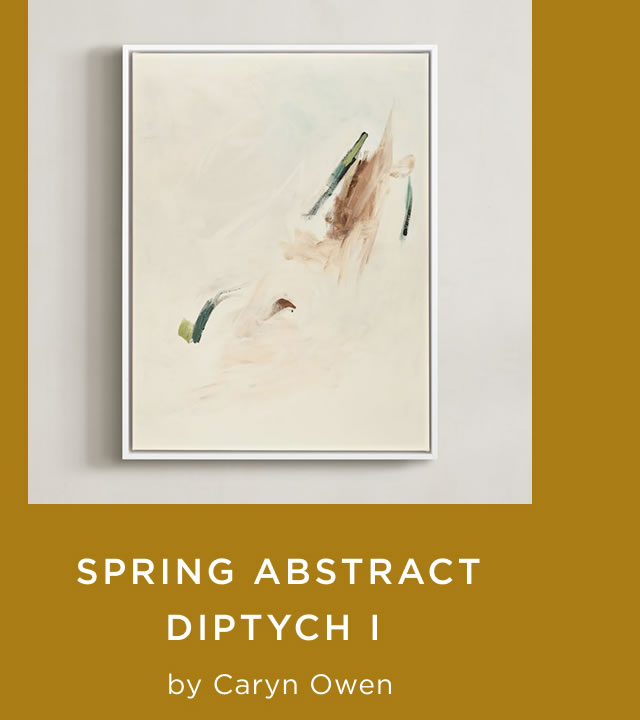 Spring Abstract Diptych I