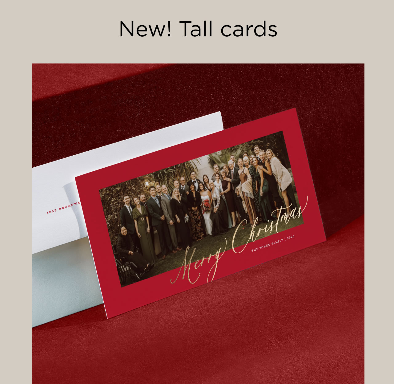 New! Tall Cards