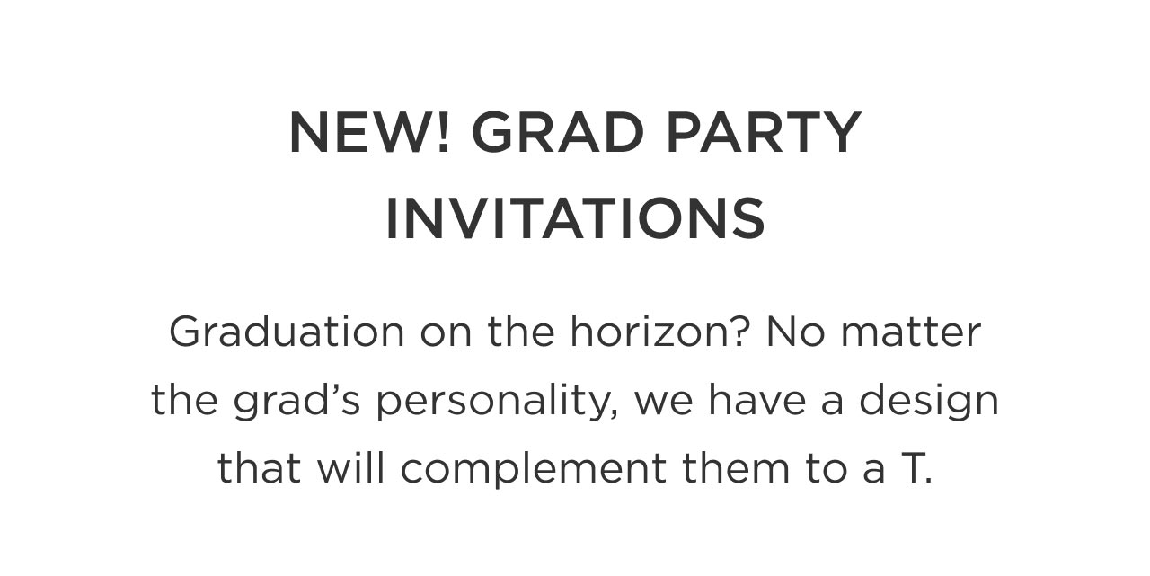 New! Party Invitations