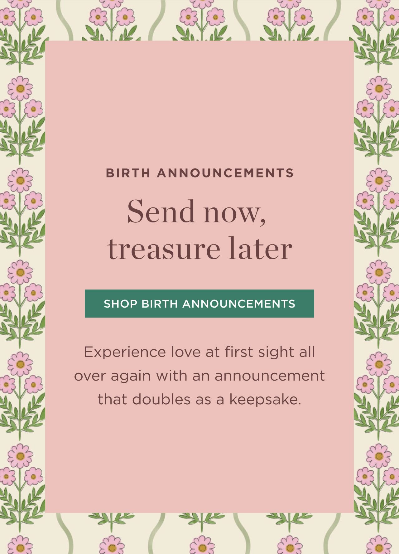 Shop Birth Announcements