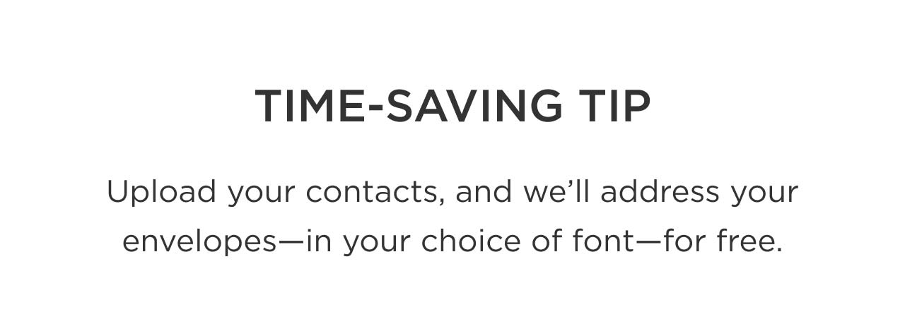 Time-Saving Tip