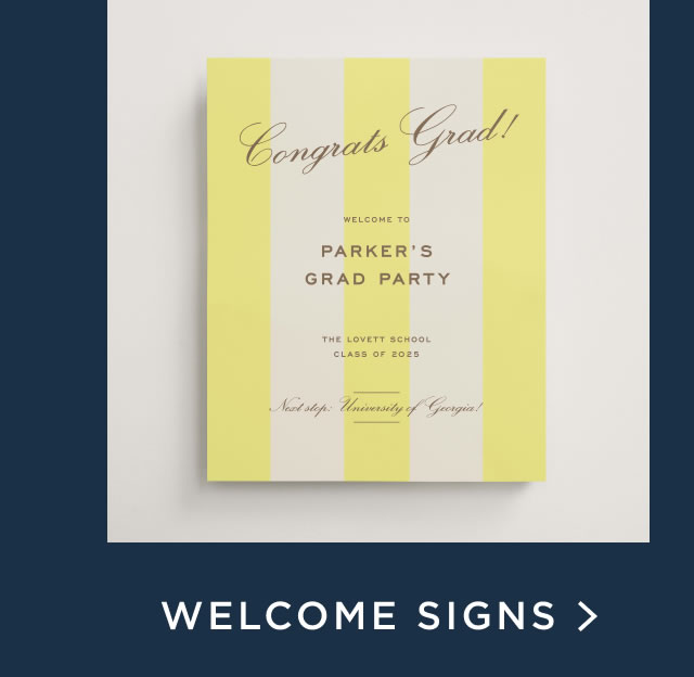 Welcome Signs
