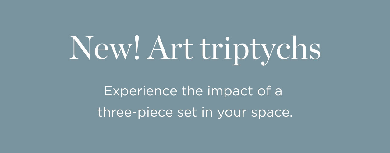 New! Art Triptychs