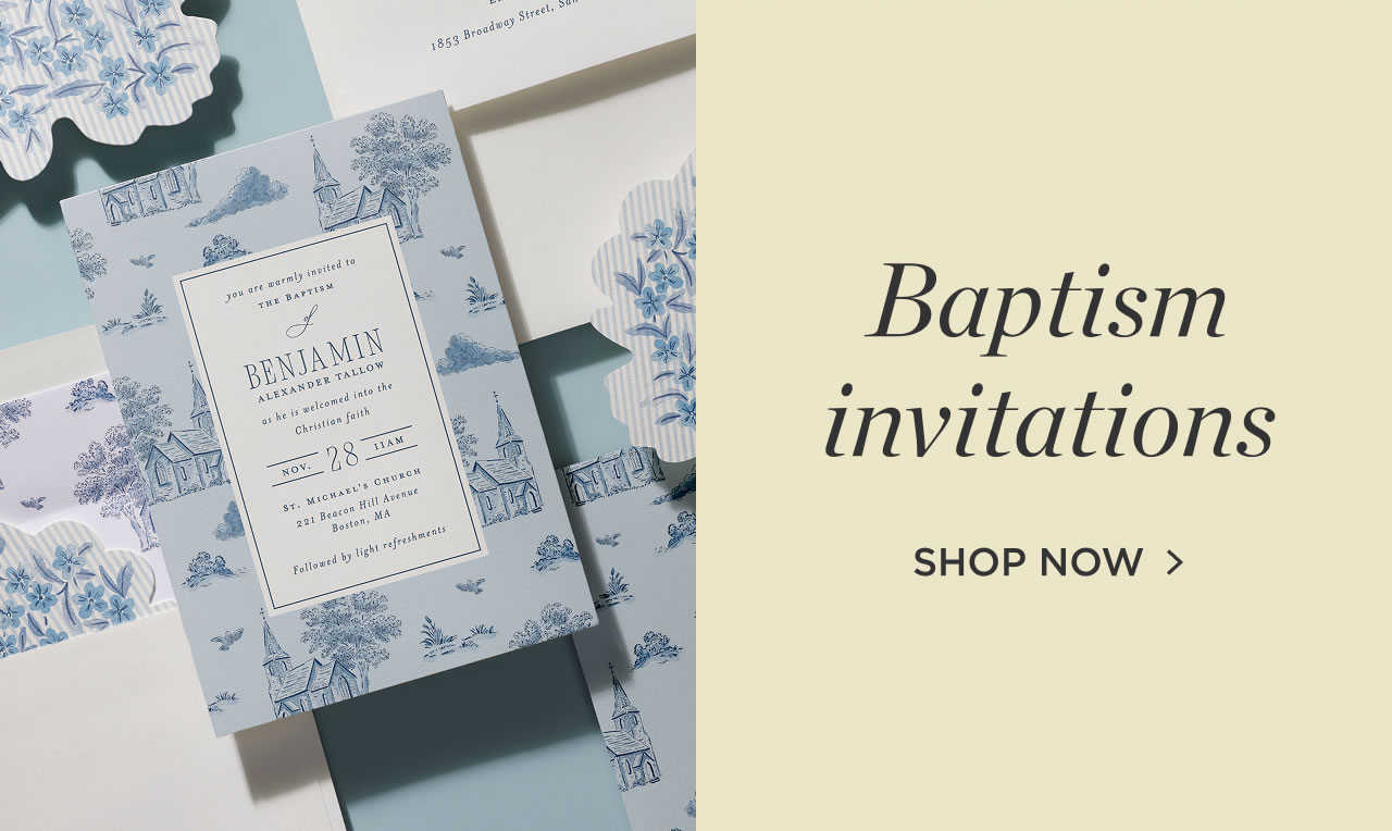 Baptism Invitations
