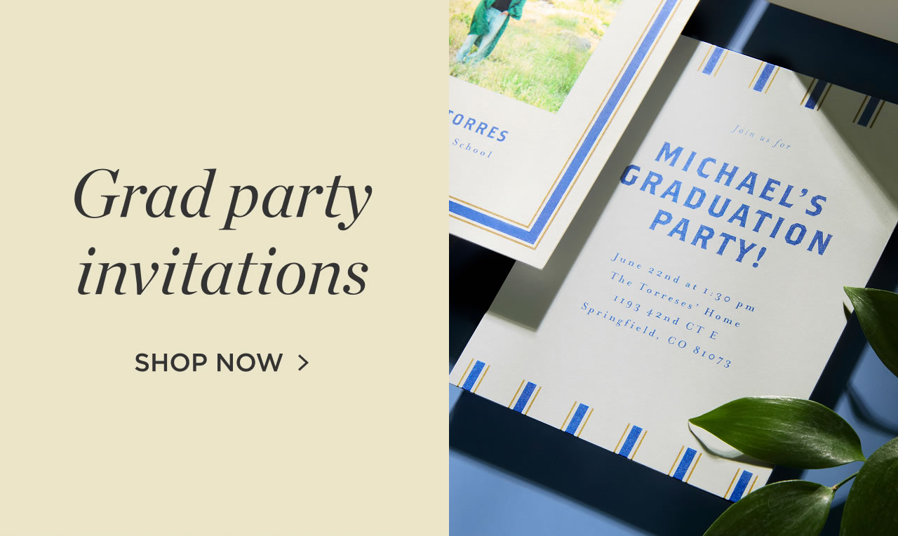 Grad Party Invitations