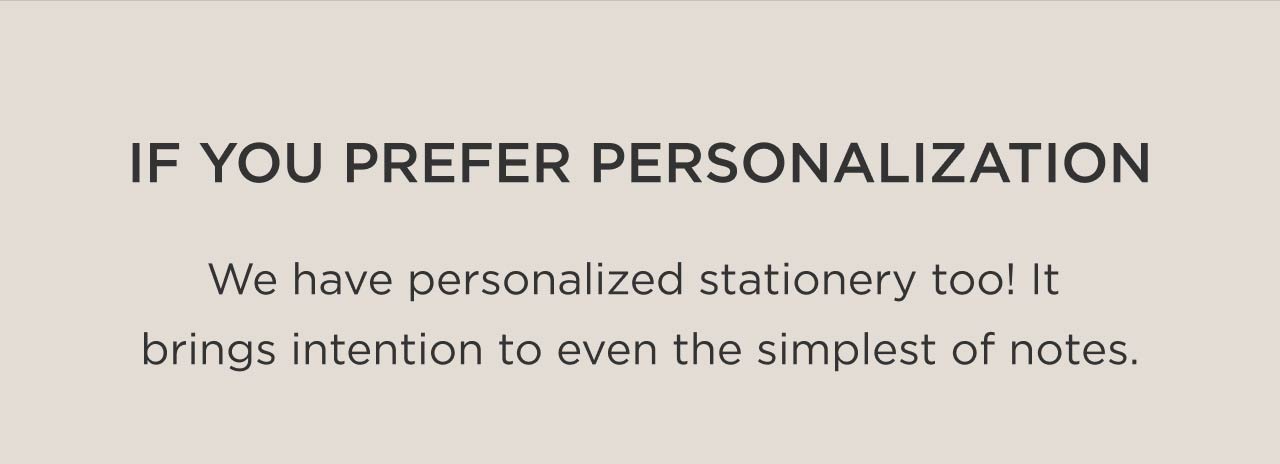 Personalized gifts