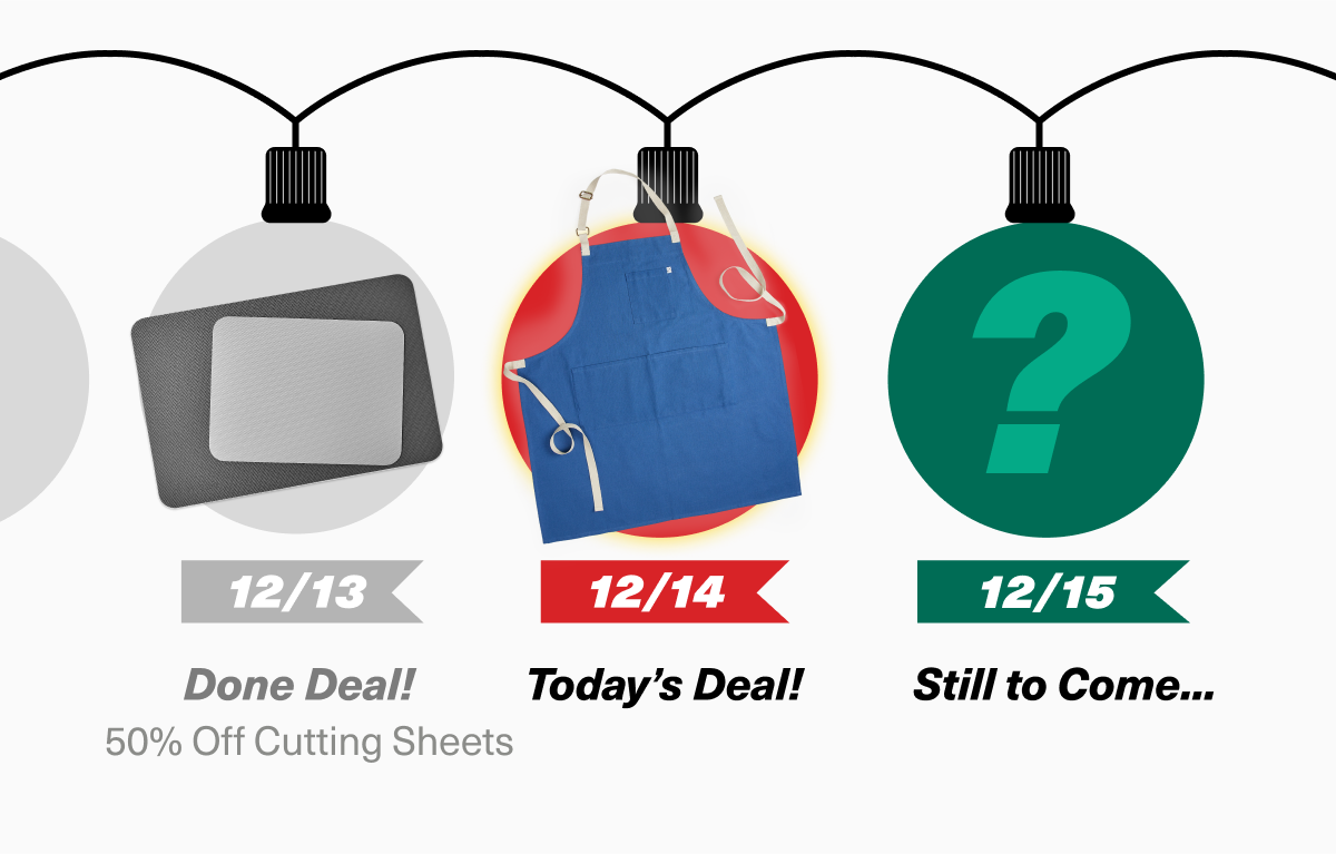 12 days of exclusive deals! Day 11. Reveal: Free Apron with purchase of $200+ - USE CODE: BESTDRESSED