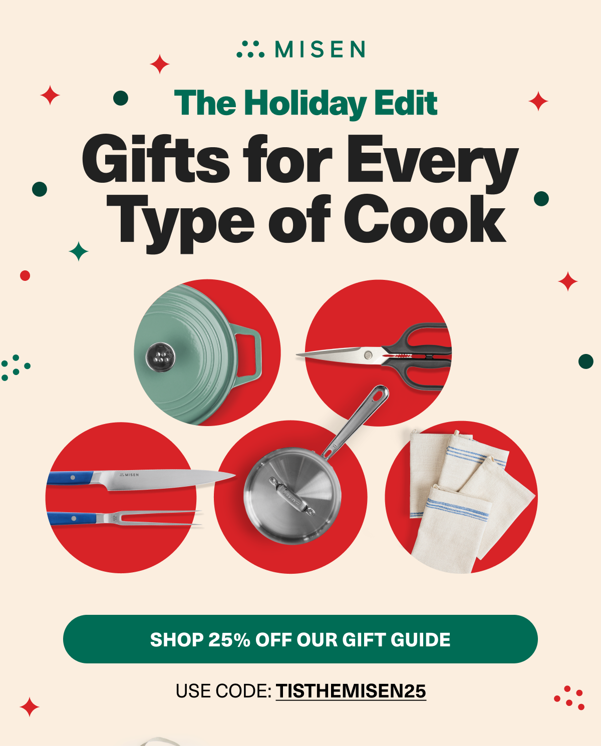 The Holiday Edit - Gifts for Every Type of Cook - USE CODE TISTHEMISEN25 - SHOP 25% OFF OUR GIFT GUIDE