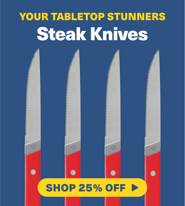 Tabletop Stunners: Steak Knives
