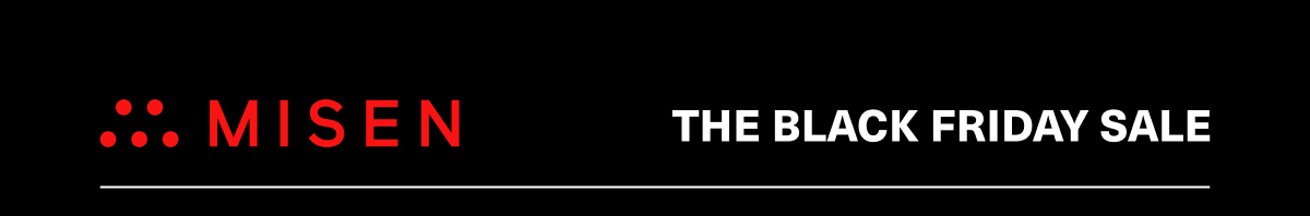 Misen | The Black Friday Sale