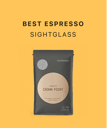 Best Espresso: Sightglass Organic Crown Point