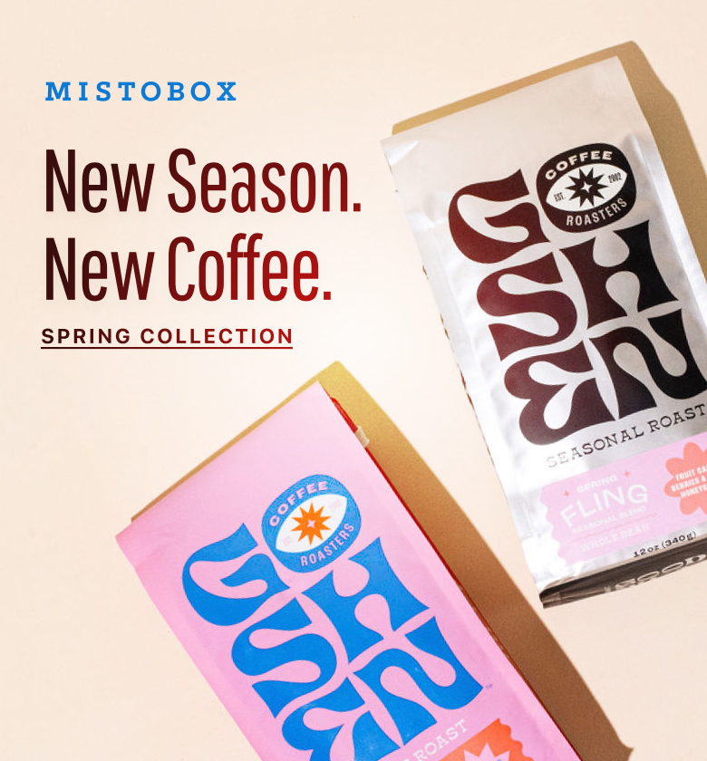 Mistobox. New Season, New Coffee. Spring Collection