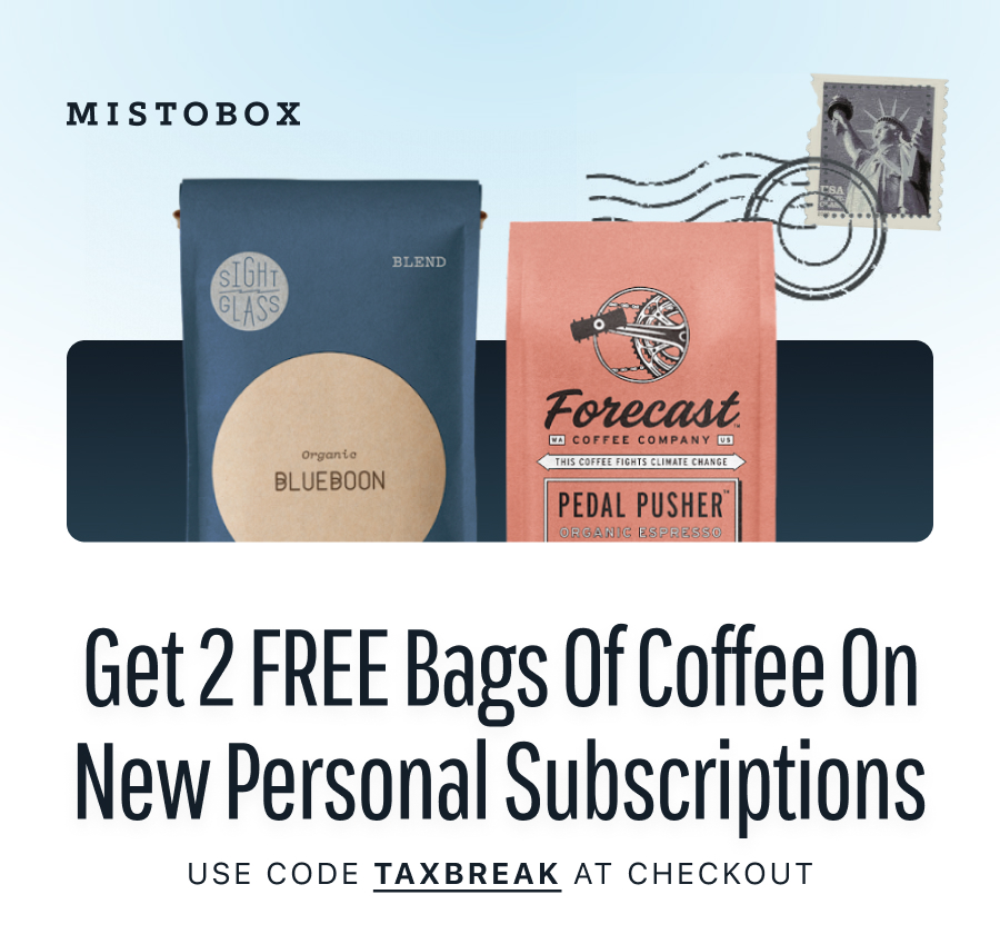 Get 2 FREE Bags of Coffee On New Personal Subscriptions