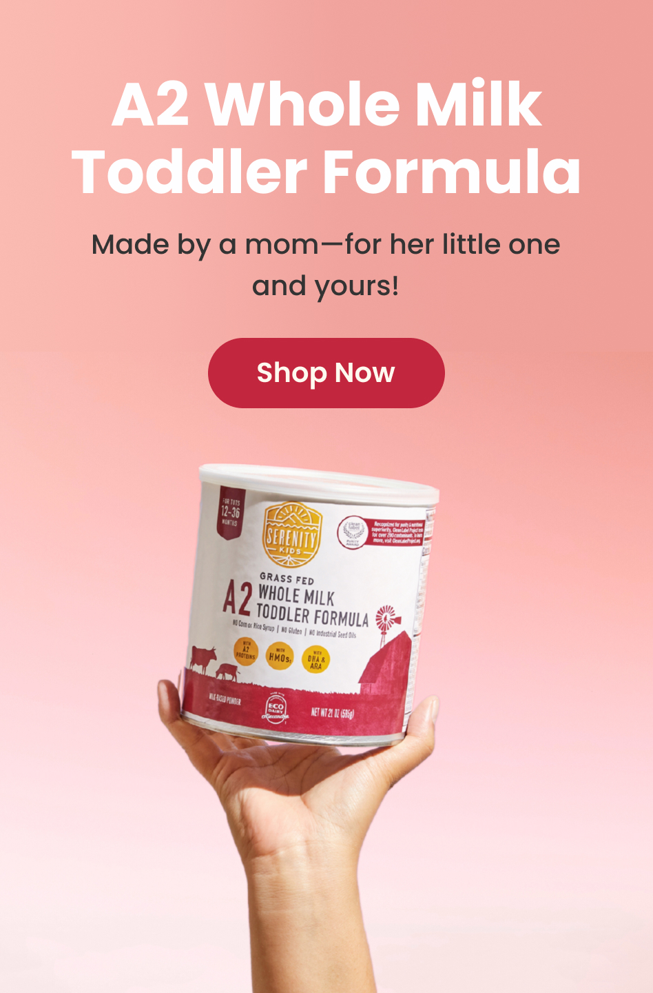 A2 Whole Milk Toddler Formula | Shop Now