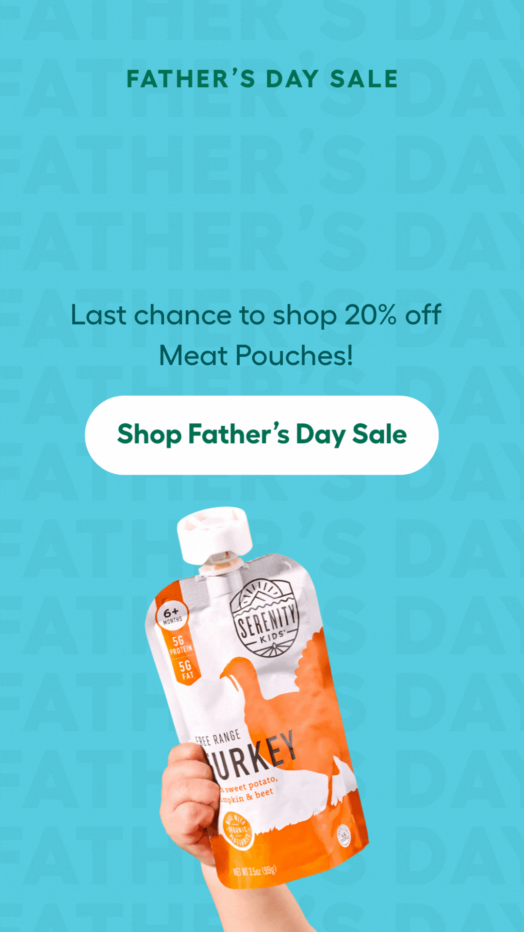 Father’s Day Sale! 20% Off All Meat Pouches!