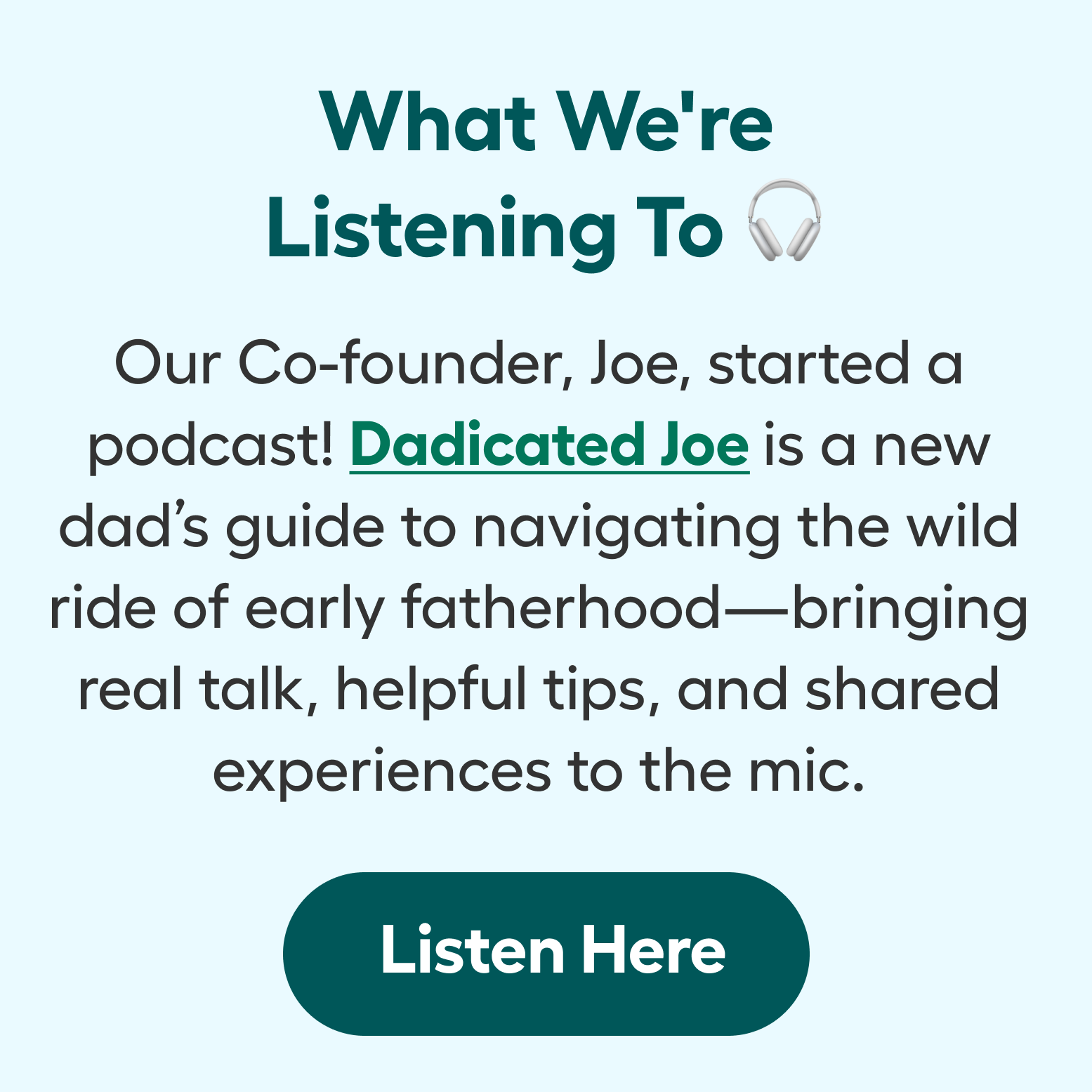 Dadicated Joe Podcast