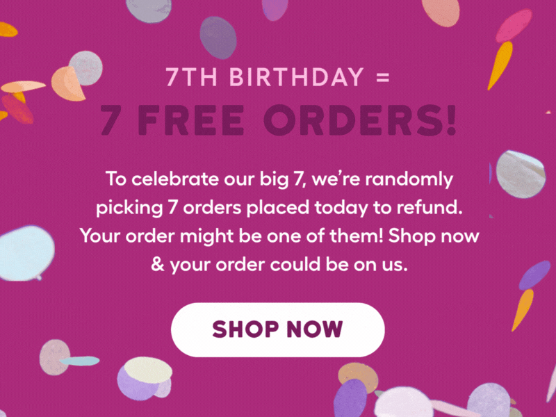 Shop Our Birthday Sale
