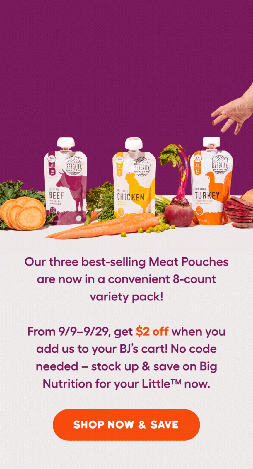 Our three best-selling Meat Pouches are now in a convenient 8-count variety pack