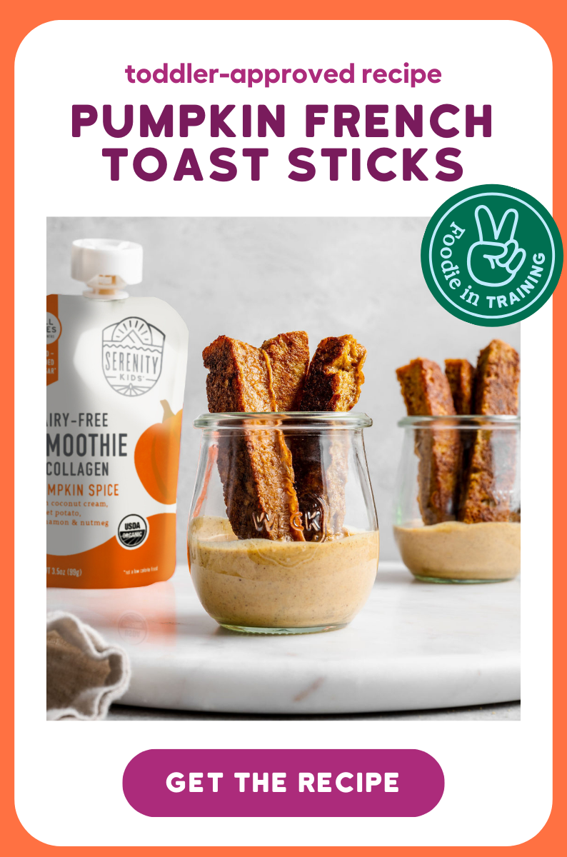 Toddler-Approved Recipe: Pumpkin French Toast Sticks with Pumpkin Dip