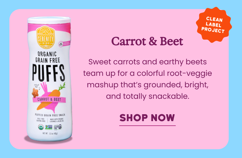 Carrot & Beet Organic Grain Free Puffs | | SHOP NOW