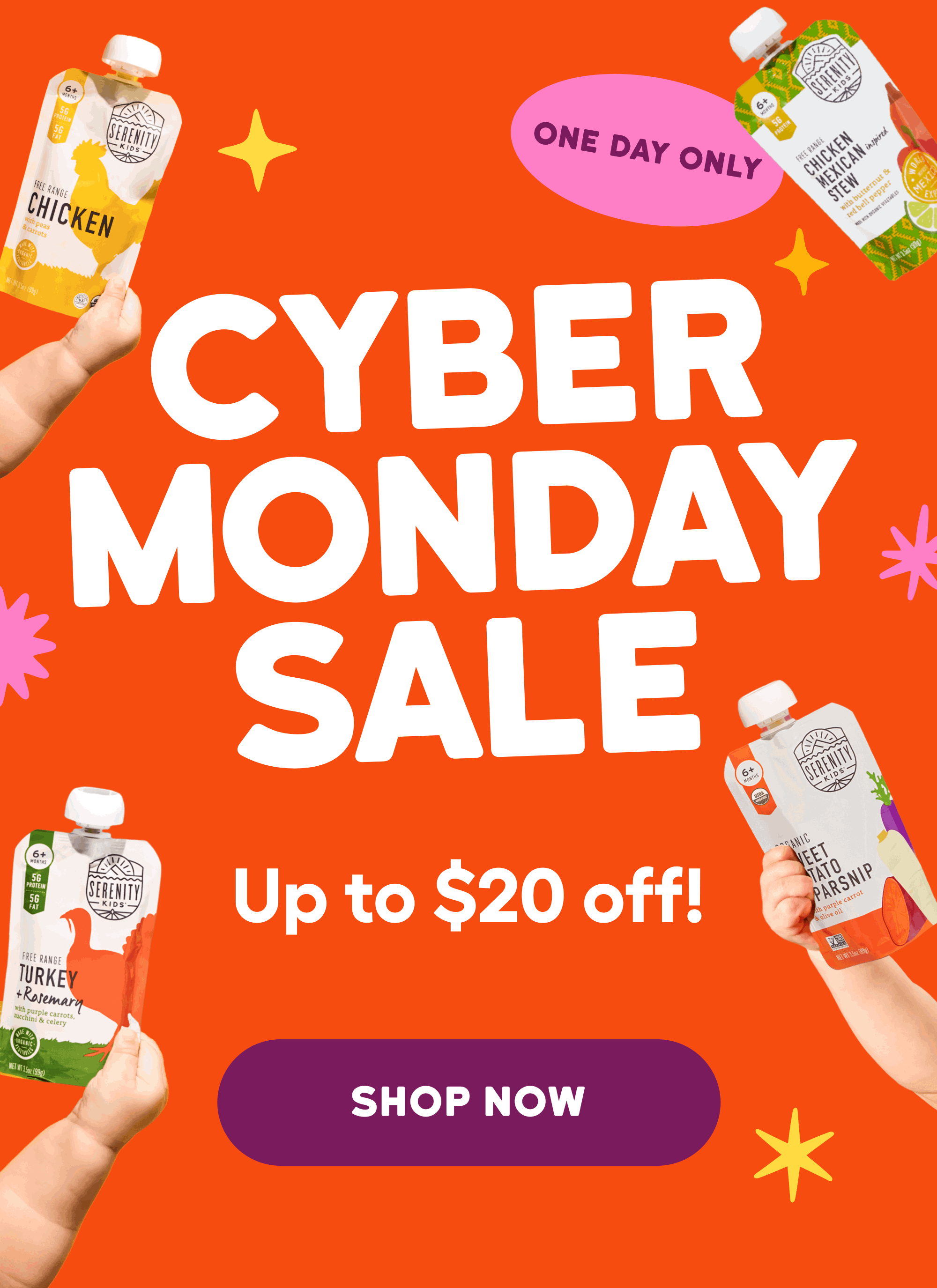 One Day Only | Cyber Monday Sale || Up to $20 off! | SHOP NOW