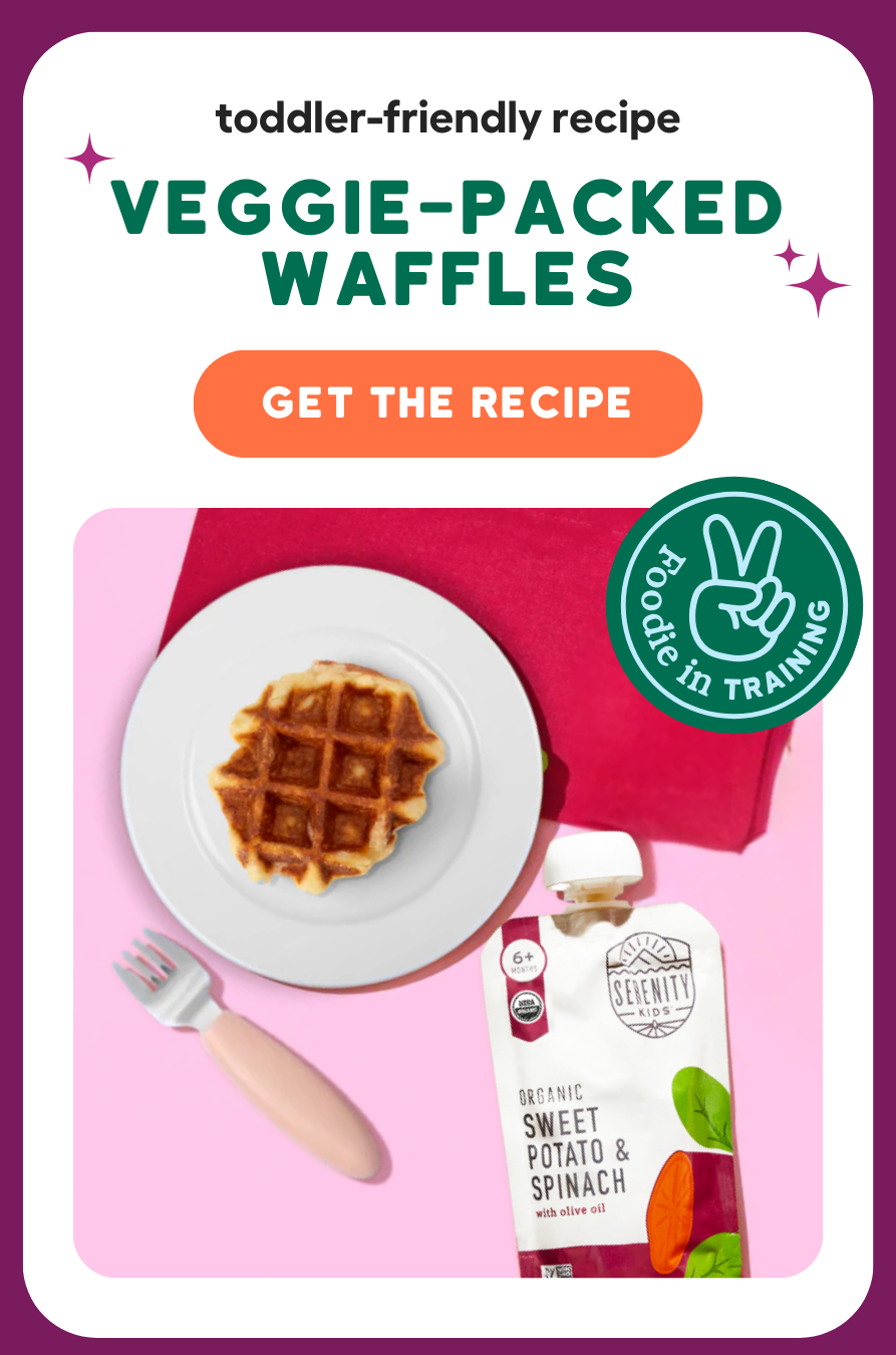 Toddler-Approved Recipe: Veggie-Packed Waffles