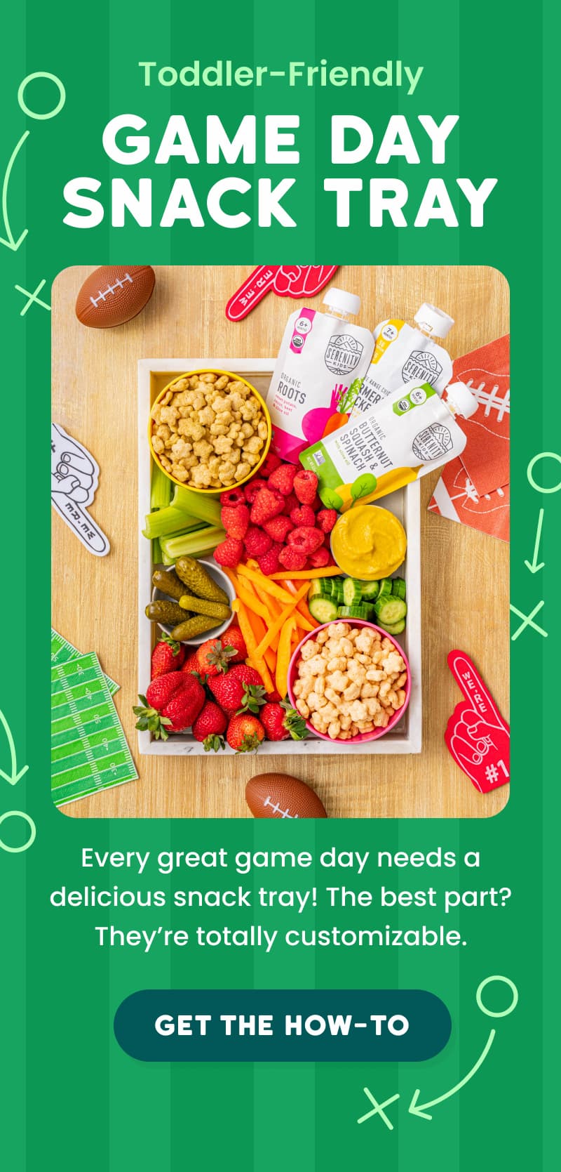 Game Day Snack Tray