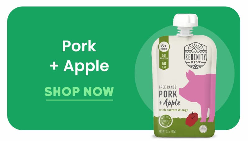 Pork & Apple With Organic Veggies