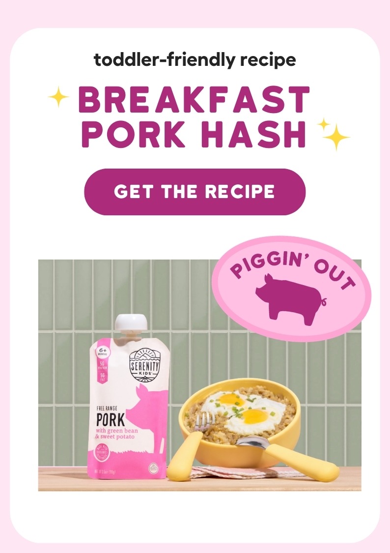 Toddler-Friendly Recipe: Breakfast Pork Hash