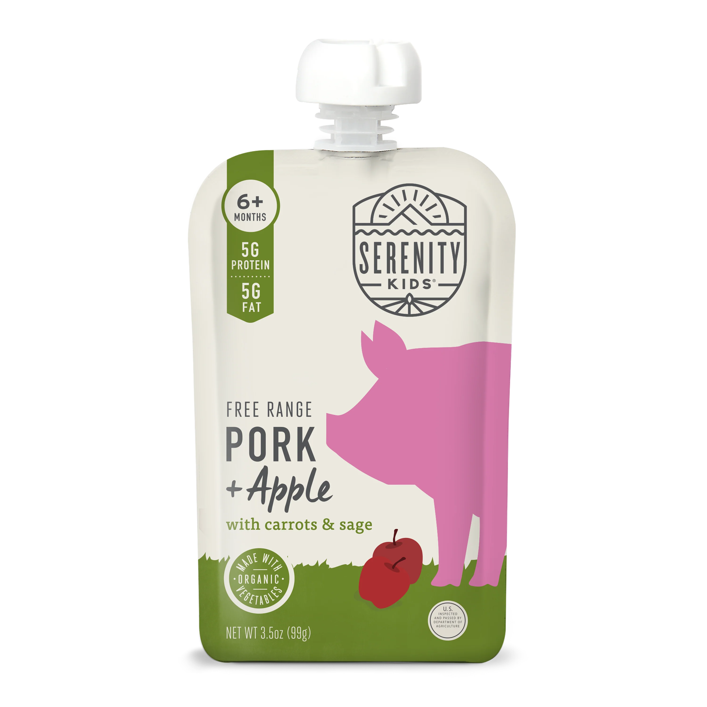 Image of Pork + Apple with Organic Veggies
