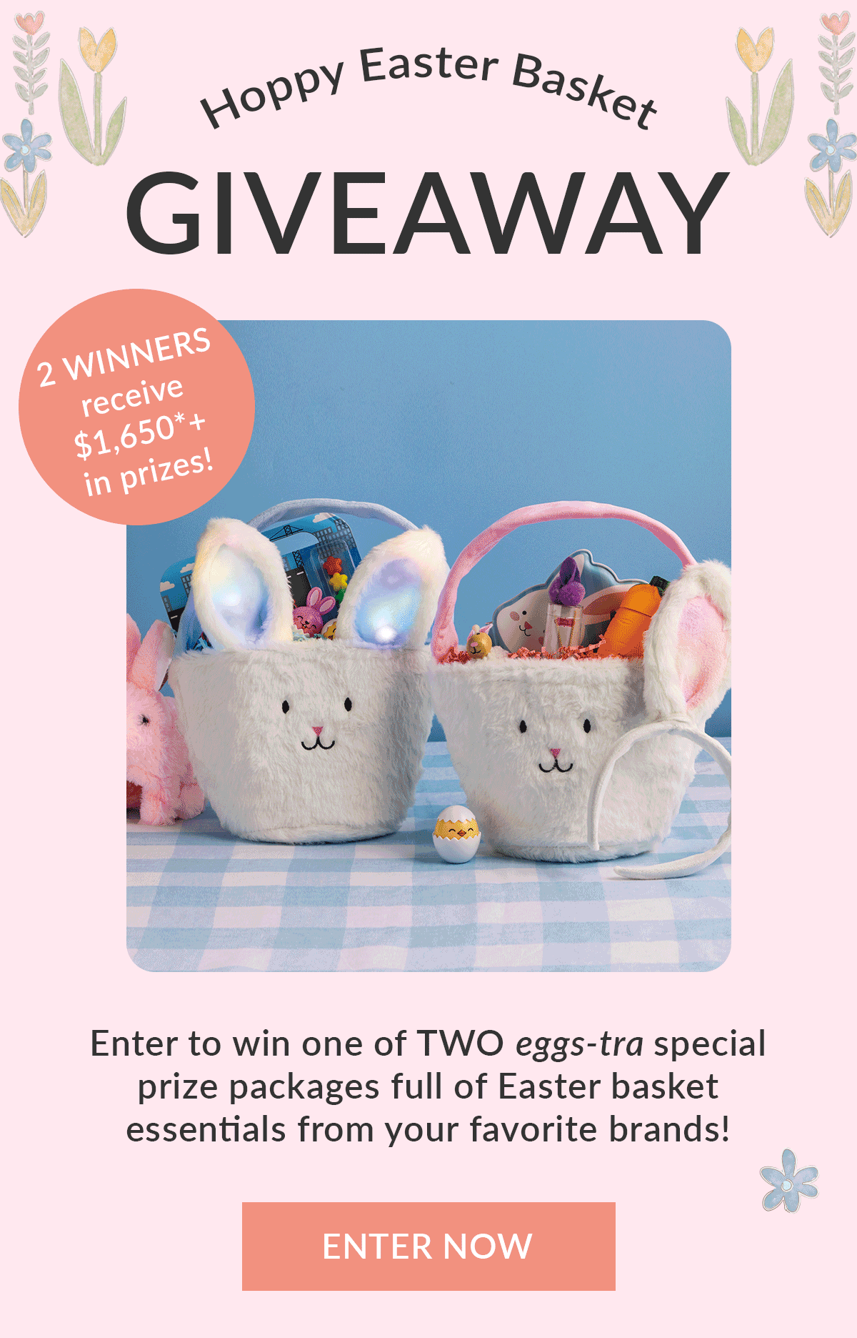 Enter the Hoppy Easter Basket Giveaway here!