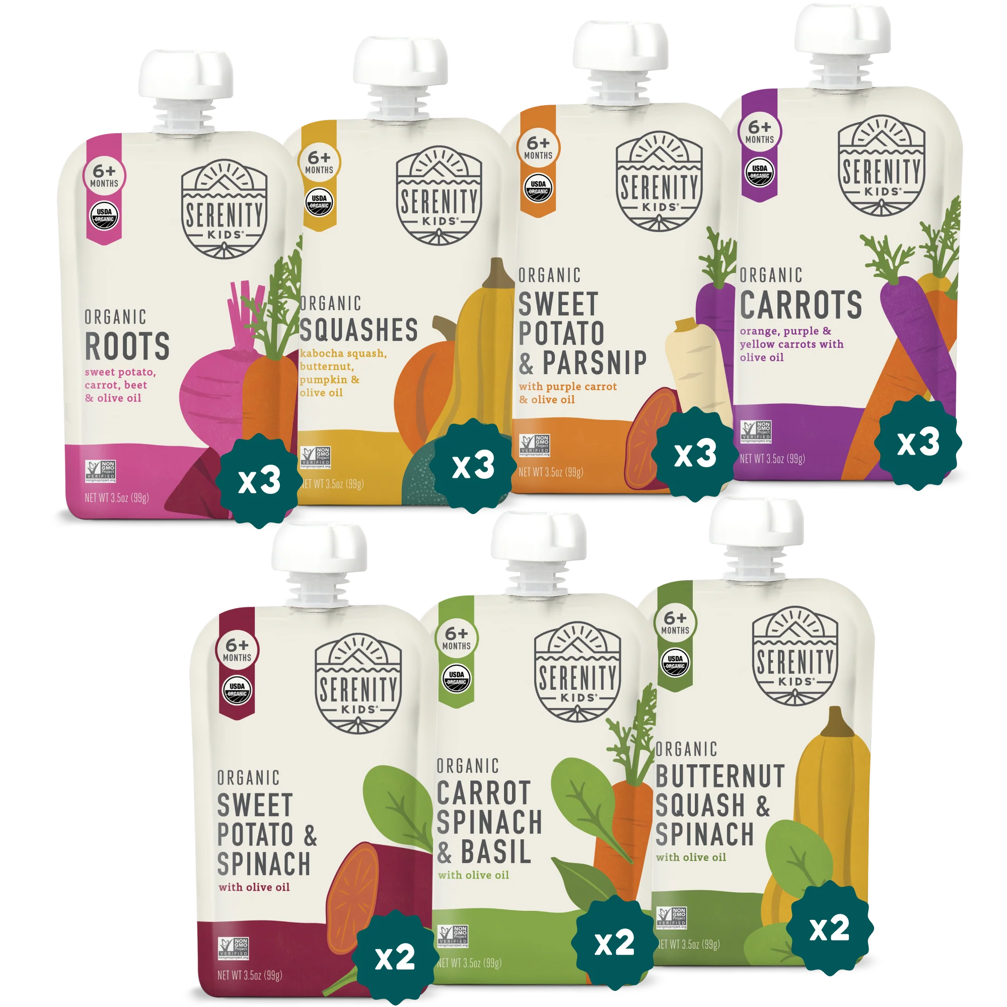 Image of Organic Garden Variety Pack A Medley of Organic Veggie Flavors