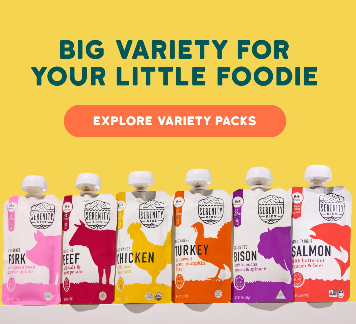 Big Variety for your little foodie