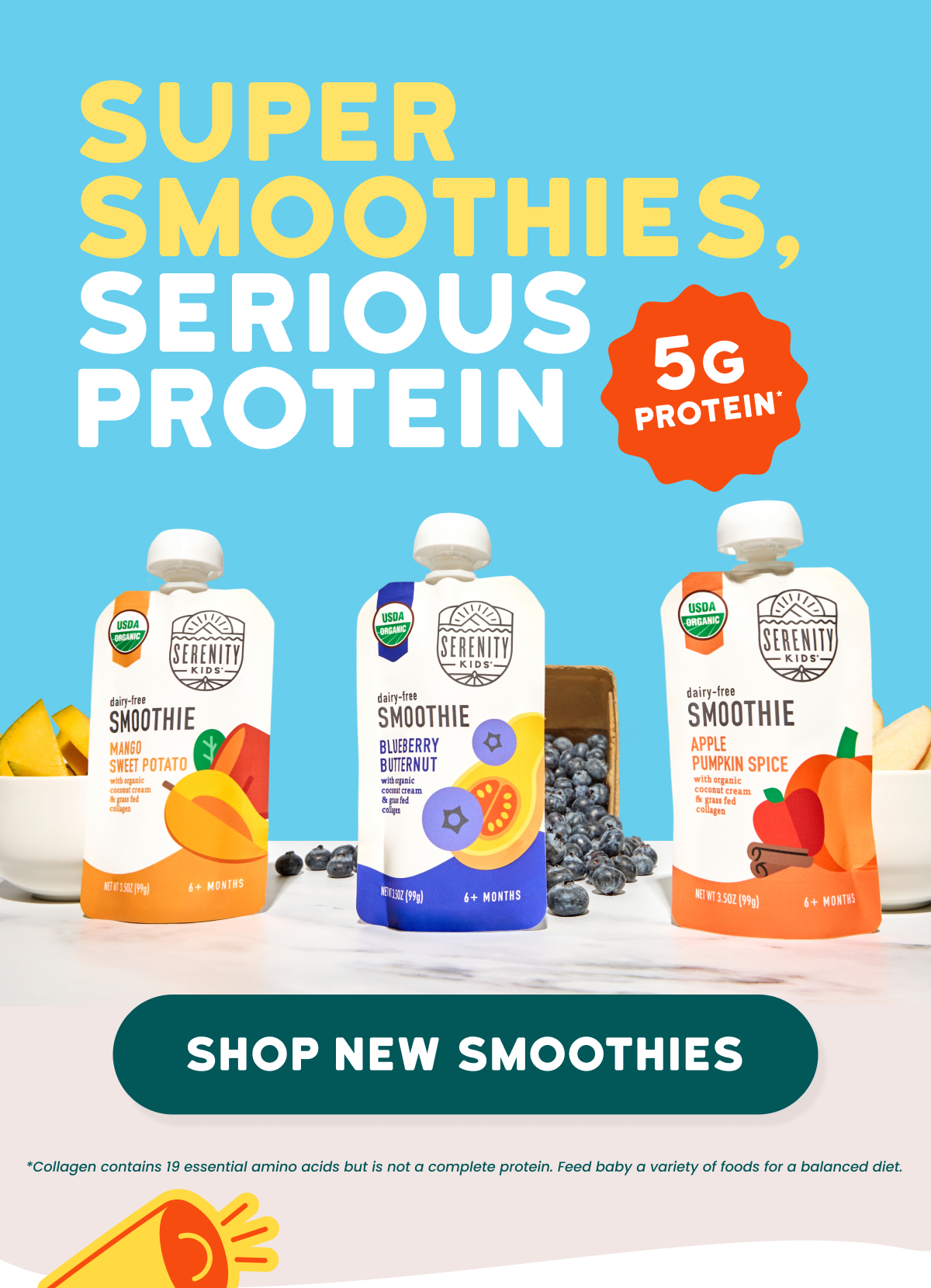Super Smoothies, Serious Protein - shop new smoothies