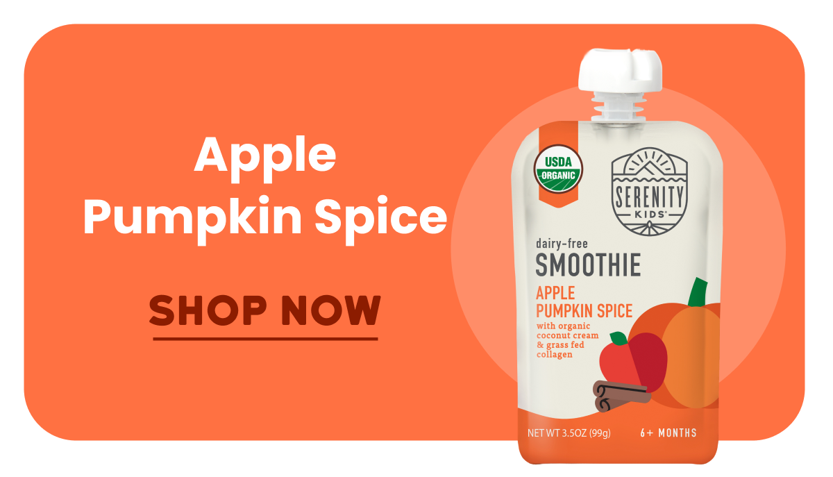 Organic Apple Pumpkin Spice Dairy Free Smoothie with Grass Fed Collagen