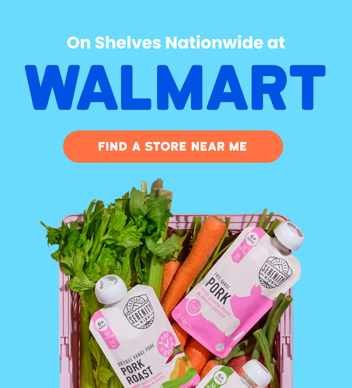 On shelves nationwide at Walmart