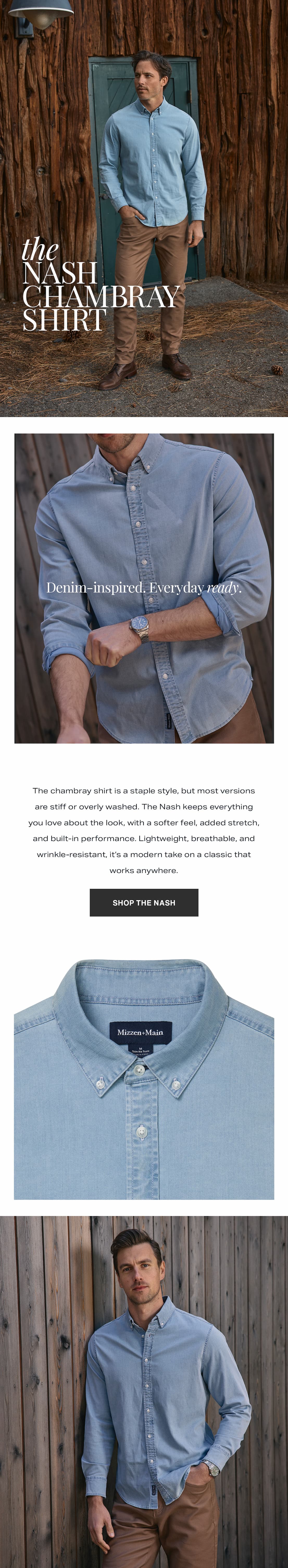 Shop the Nash Chambray