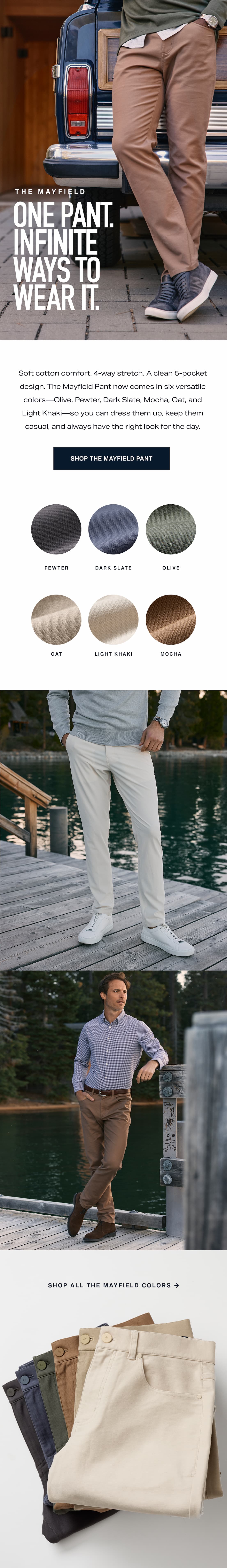 Shop the Mayfield Pant