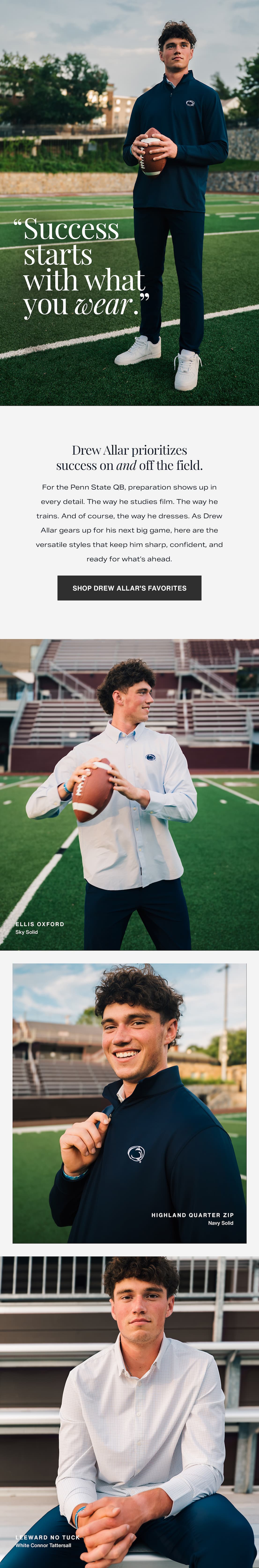 Shop Drew Allar's Favorites