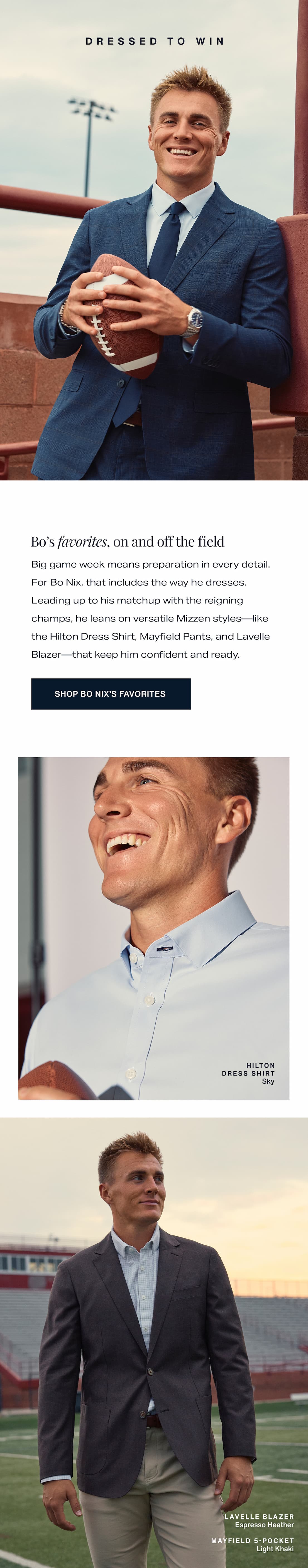 Shop Bo Nix's Favorites