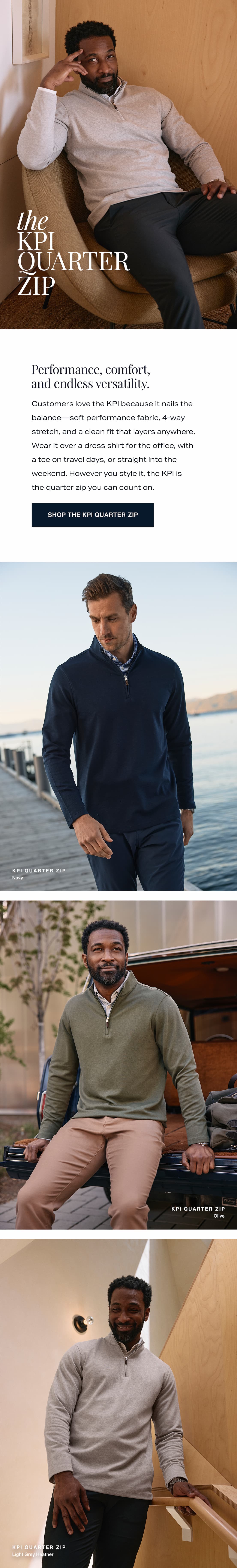 Shop the KPI Quarter Zip