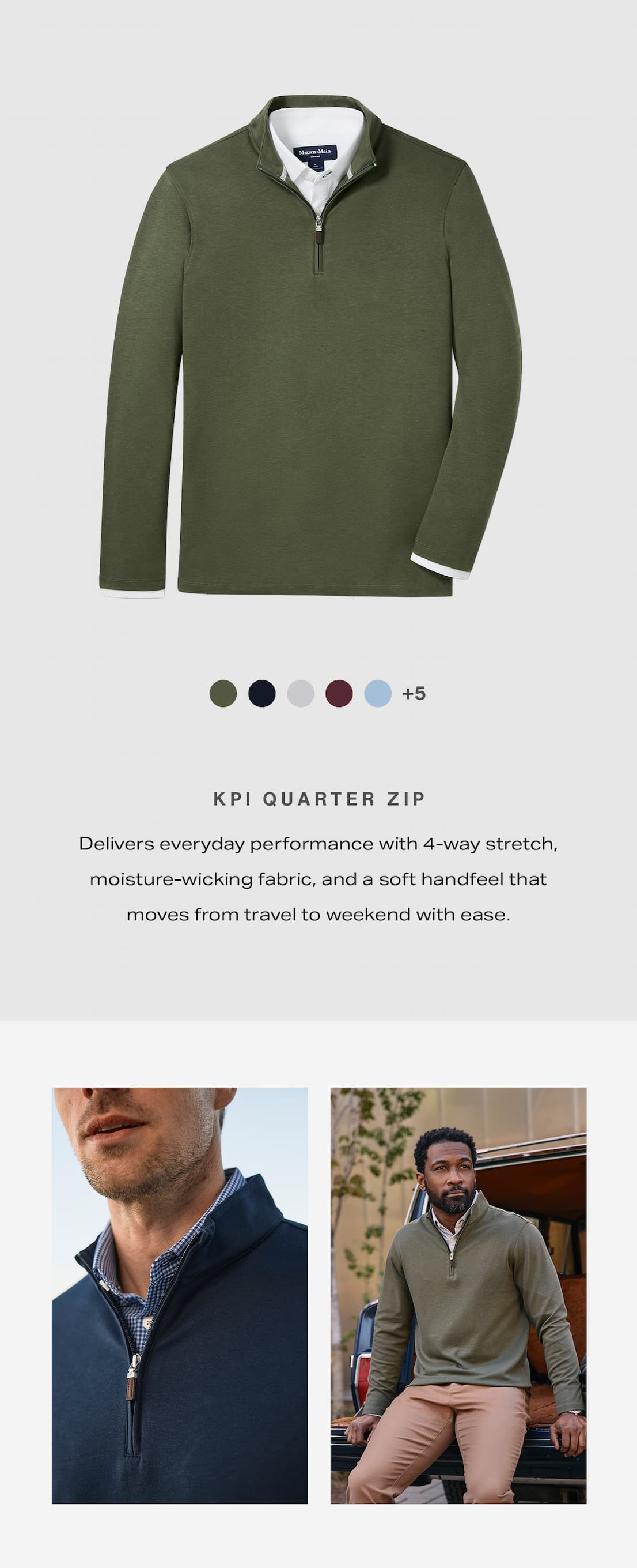 KPI Quarter Zip