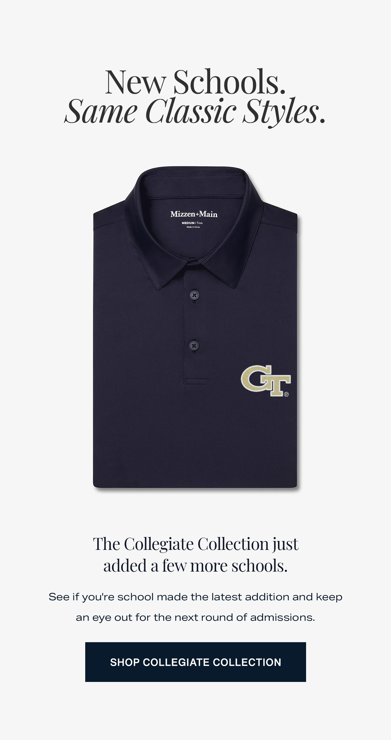 Shop Collegiate Collection