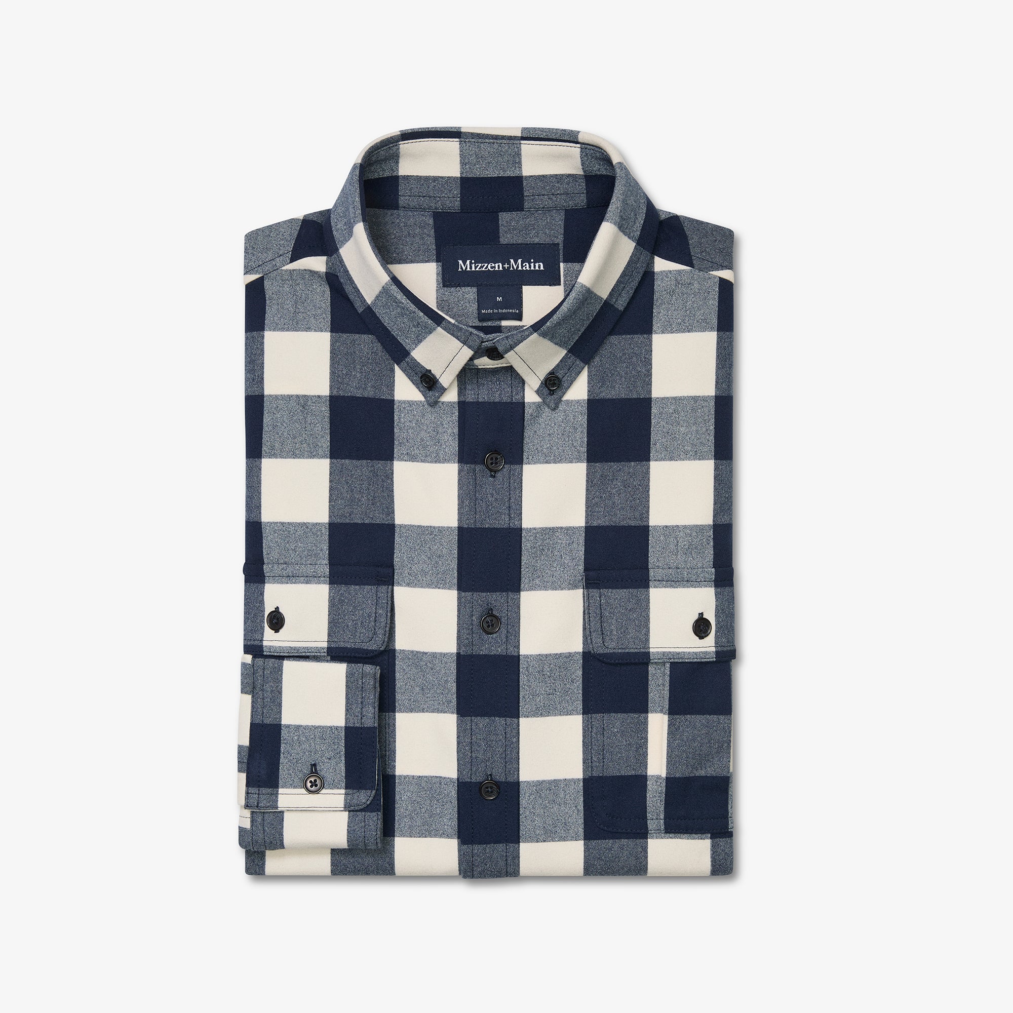 Image of Birch Leo Buffalo Check Upstate Flannel