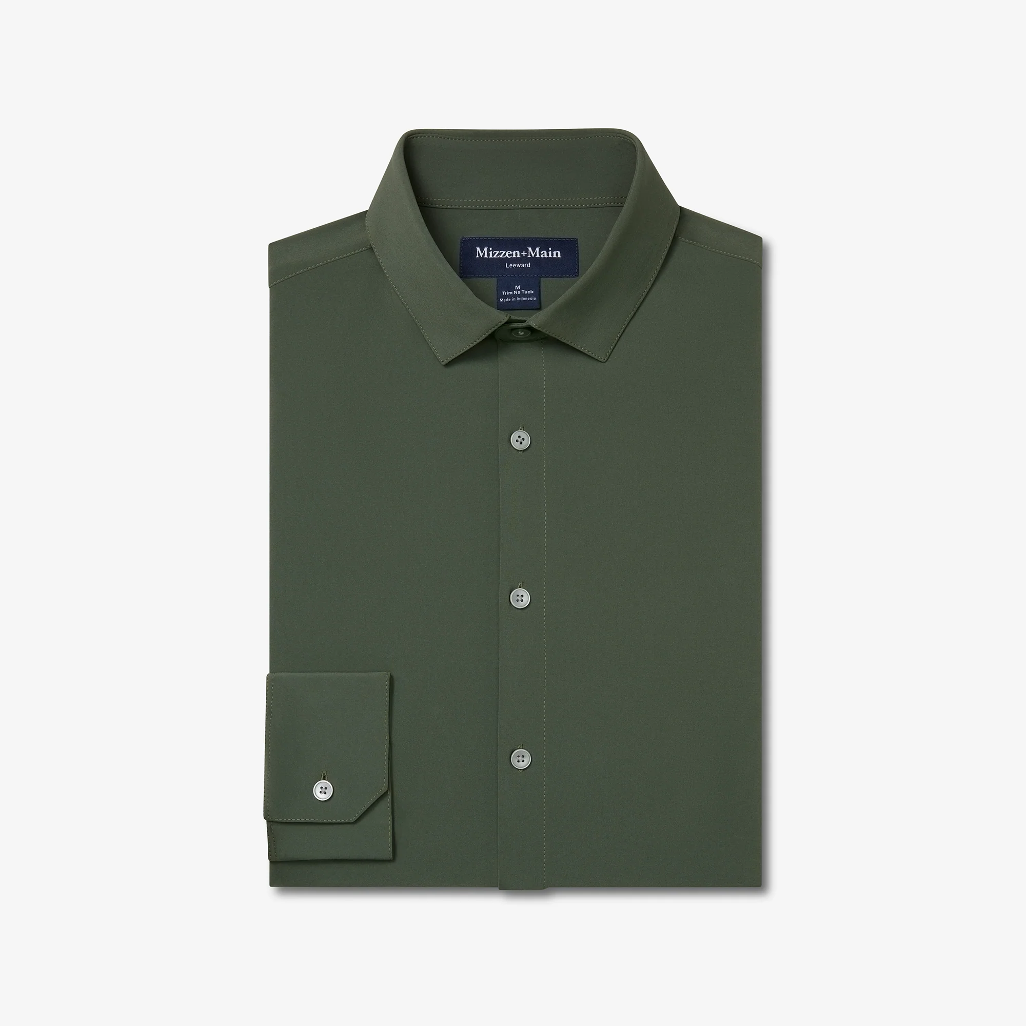 Image of Olive Leeward No Tuck Long Sleeve Dress Shirt