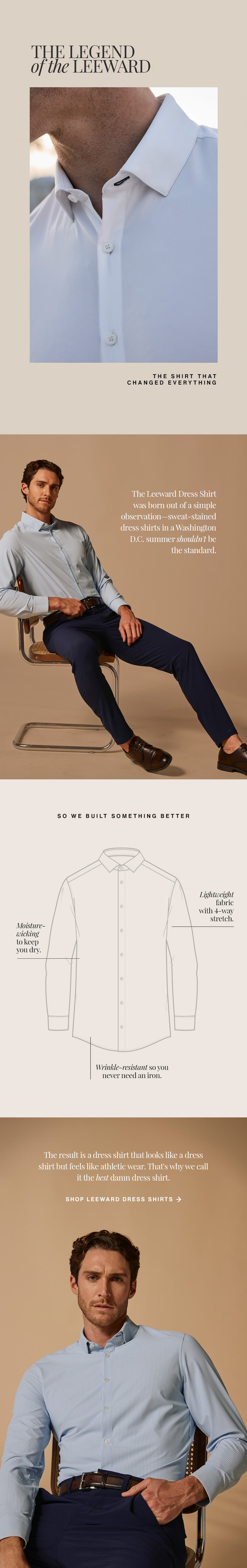 Shop Leeward Dress Shirts
