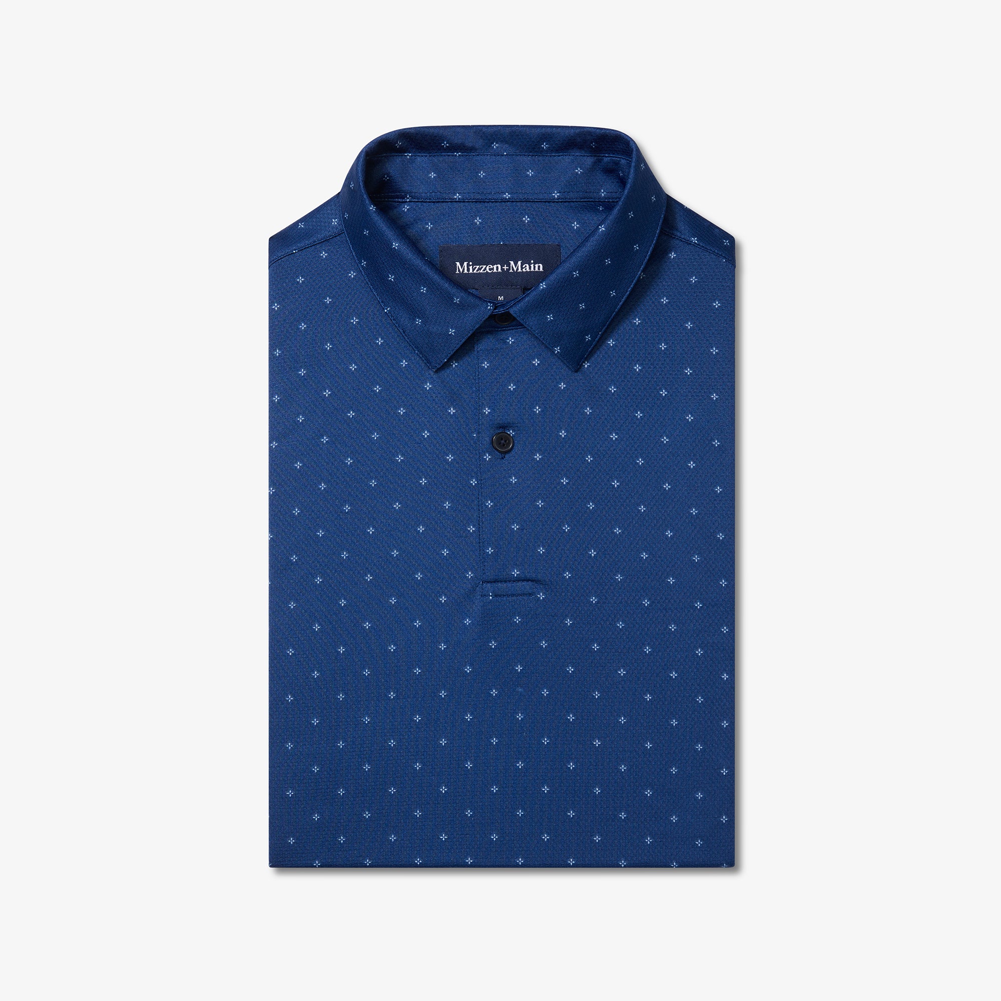 Image of Midnight Navy Scattered Jack Halyard Short Sleeve Polo