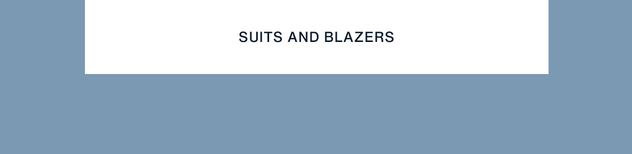 Shop Suits & Blazers