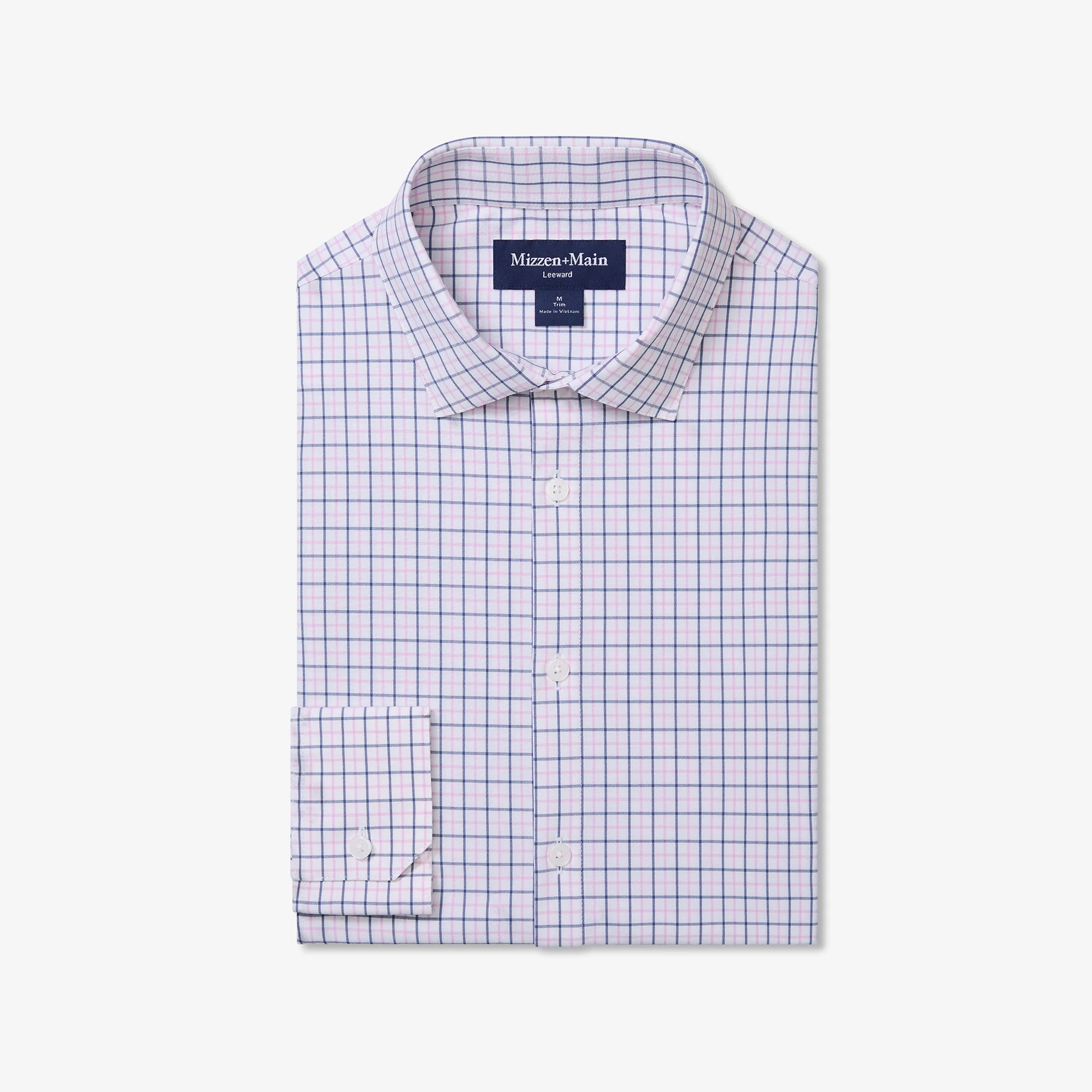 Image of Pink Salt Wyatt Plaid Leeward Long Sleeve Dress Shirt